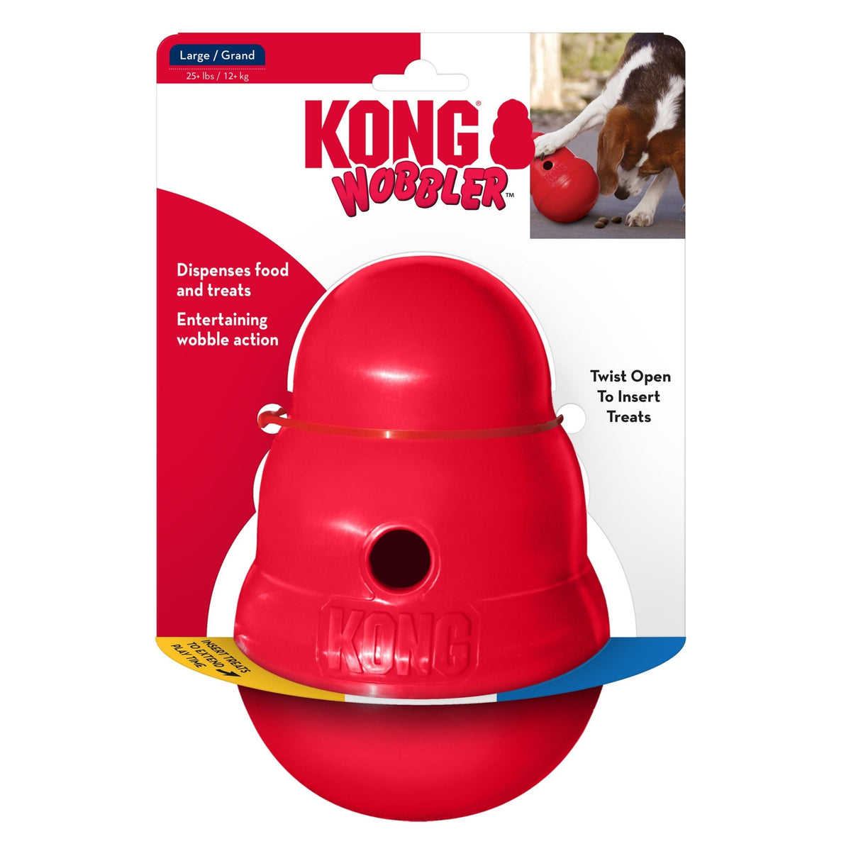 KONG Wobbler Food Dispensing Toy Large
